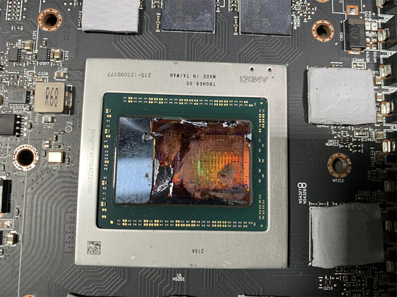 GPU AMD Radeon RX 6000 series bị hỏng 