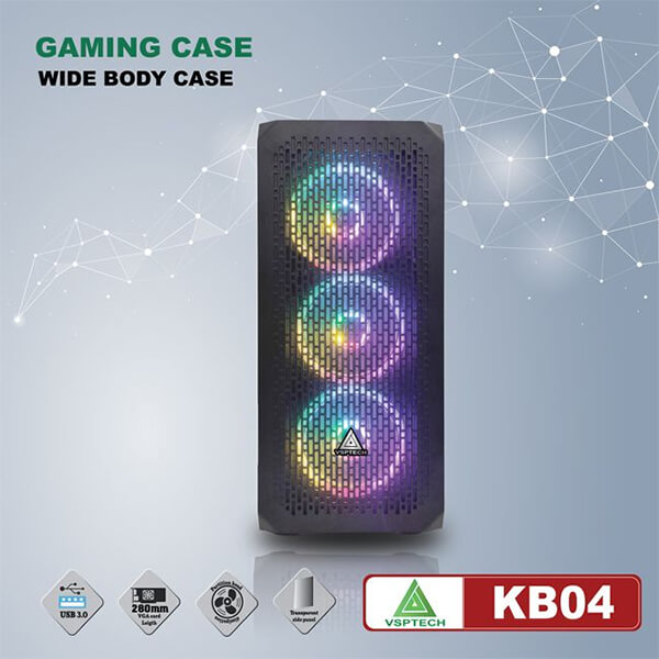 Case VSPTECH - Esport gaming KB04