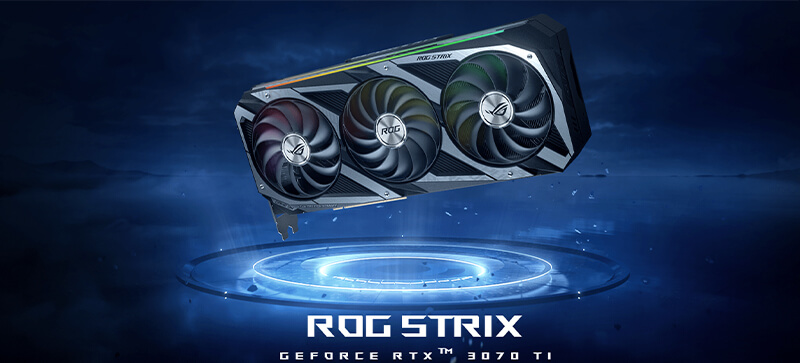 VGA ASUS ROG Strix GeForce RTX 3070 Ti OC 8GB GDDR6X
