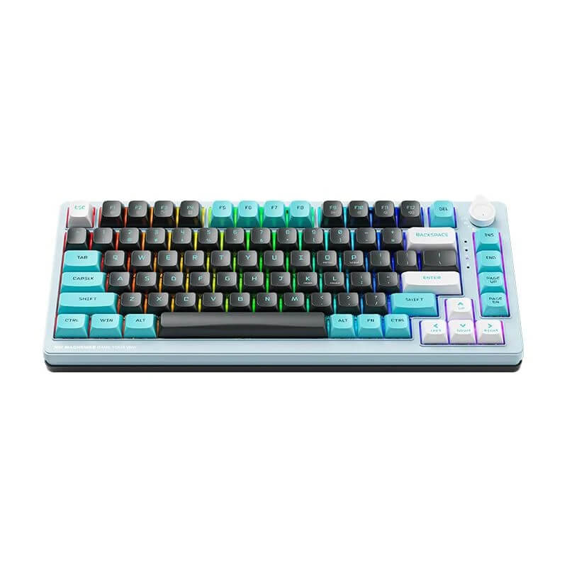 Keyboard Machenike K600T-B82 Tri-Mode RGB Grey Blue