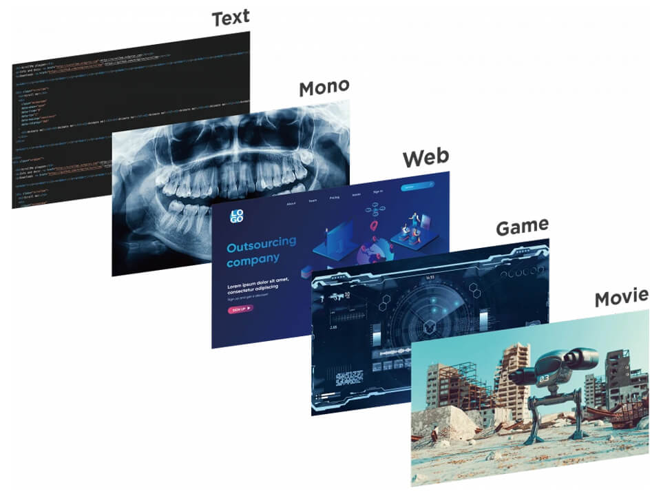 ViewMode: Game/Movie/Web/Text/Mono