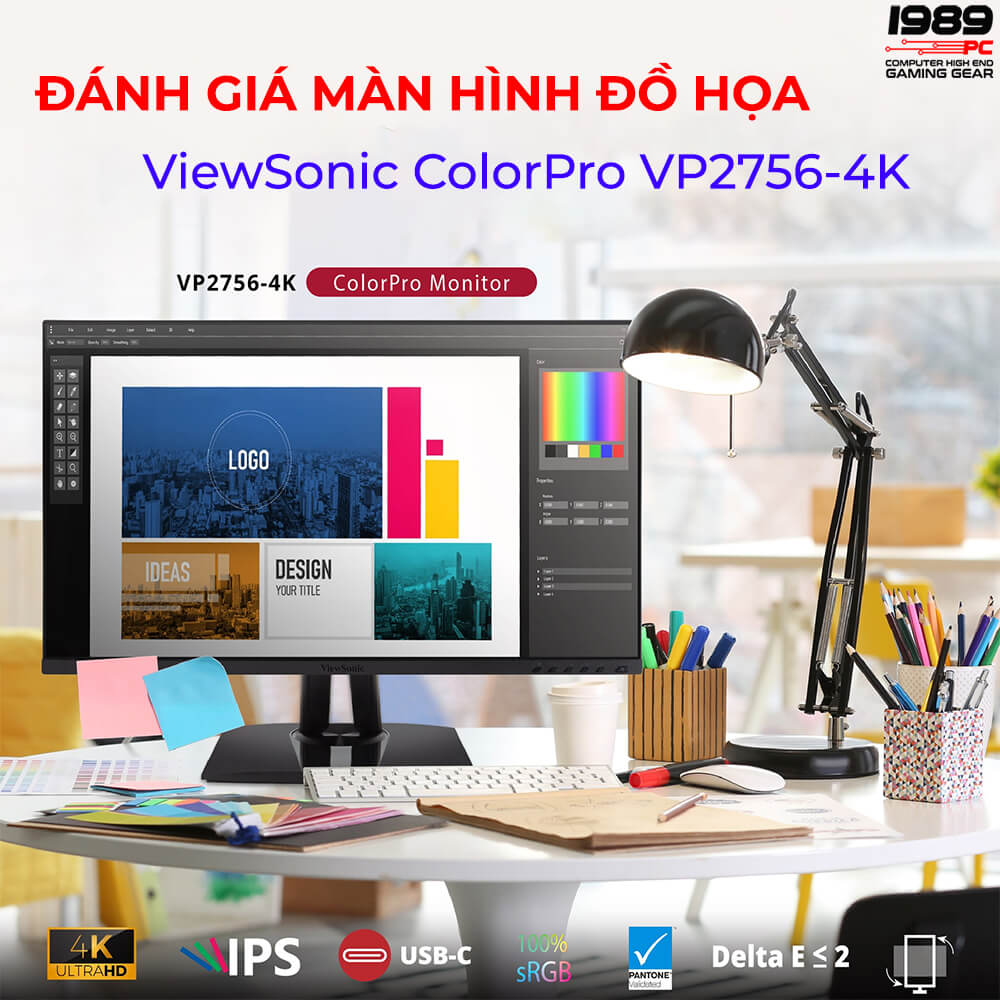 Đánh giá màn hình đồ họa ViewSonic ColorPro VP2756-4K
