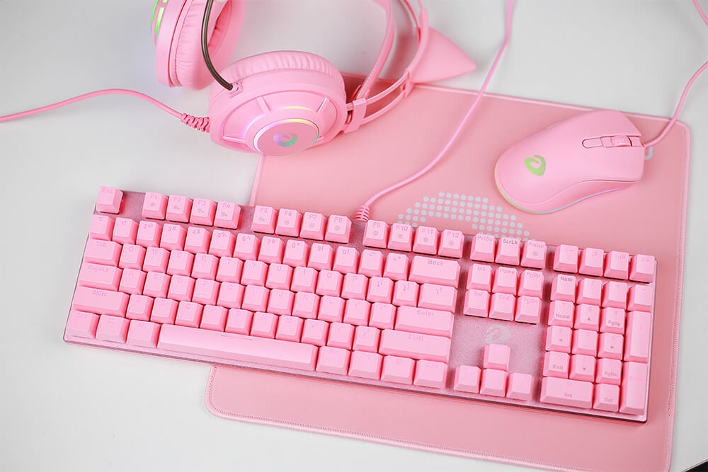 Bàn phím DARE-U EK810 PINK – BROWN SWITCH