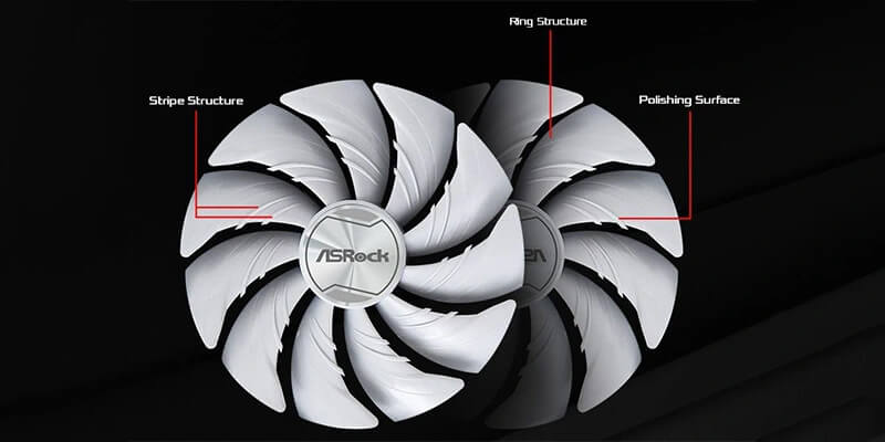 Striped Axial Fan