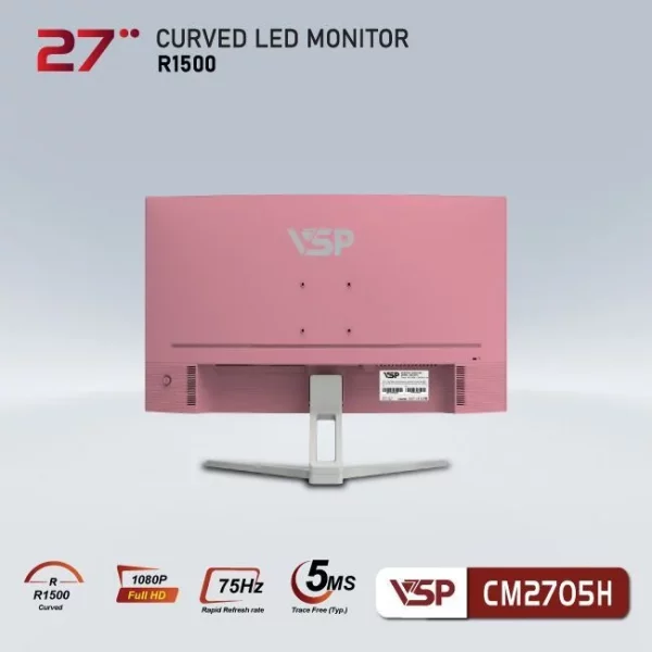 Màn hình VSP 27 inch CM2705H Pink - Hình ảnh 4