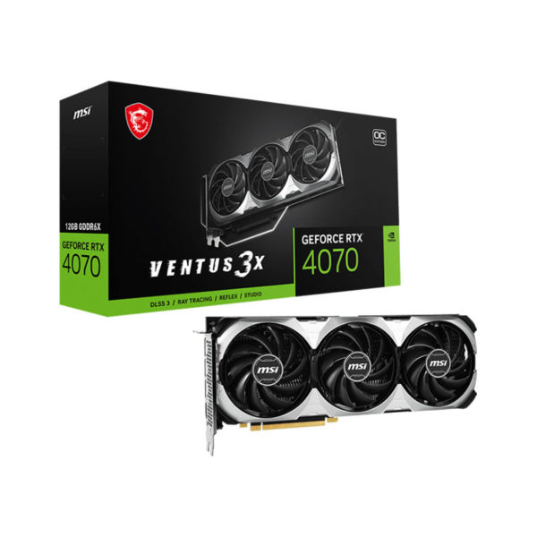 MSI RTX 4070 VENTUS 3X E1 12G OC