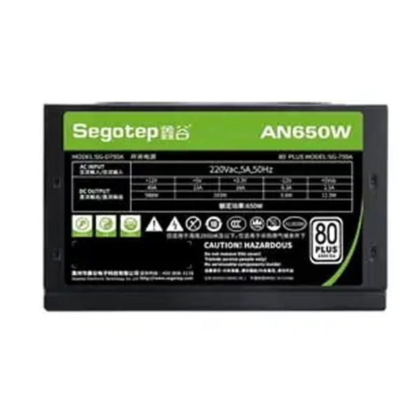 NGUỒN SEGOTEP SG-750A (AN650W) BLACK - Hình ảnh 2