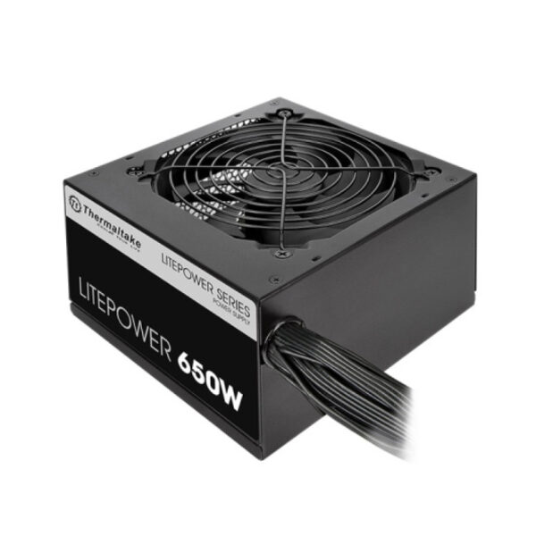 Nguồn Thermaltake Litepower 650w (230v/Dây dẹt/Màu đen)