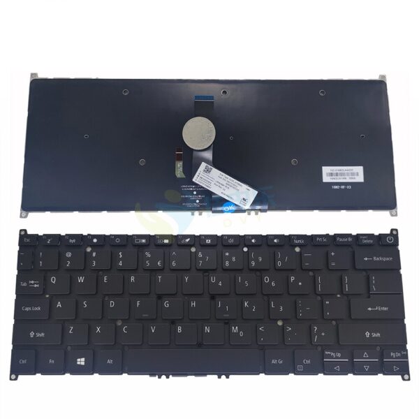 Bàn phím laptop Acer Swift 3 SF314-42, SF314-57, N19C4 N19H4, Swift 5 SF514-51, SF514-52, SF514-53, SF514-54, SF314-56 SF314-57, SF515-51, SF515-52, N17W3 (CÓ ĐÈN) -linhkienlaptopbaoloc