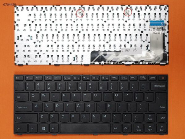 Bàn phím laptop Lenovo Ideapad 110-14, 110-14ISK – 110-14 CÁP GÓC (ZIN) (CÓ NÚT NGUỒN) -linhkienlaptopbaoloc