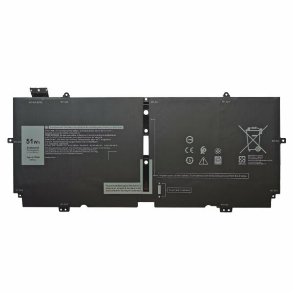 Pin laptop Dell XPS 13 7390 Tablet 2-in-1 TABLET 51WH 52TWH (ZIN) – 4 CELL -linhkienlaptopbaoloc