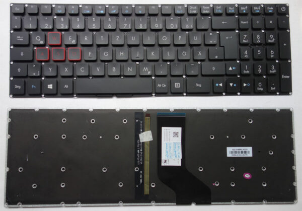 Bàn phím laptop Acer Aspire VX 15, VX5-591, VX5-793, VN7-593, VN7-593, Nitro 5 AN515-41, AN515-42, AN515-51, AN515-52 (CÁP NHỎ 28 CHÂN) – VX5-591 -linhkienlaptopbaoloc