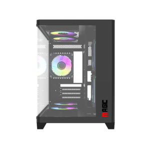 CASE MAGIC GM-02 CURVED BLACK (M-ATX) - Vỏ máy tính
