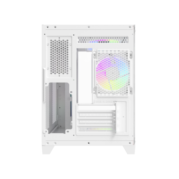 CASE MAGIC GM-02 CURVED WHITE (M-ATX) – Vỏ máy tính - Hình ảnh 4