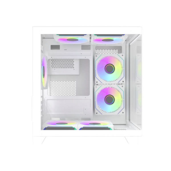 CASE MAGIC GM-02 CURVED WHITE (M-ATX) – Vỏ máy tính - Hình ảnh 5