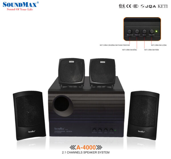 Loa SoundMax A4000 4.1
