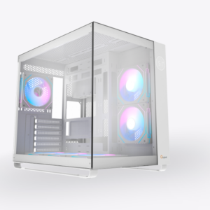 Case Ocypus Iota C70 ARGB White ( ATX – Kèm 6 Fan ARGB )