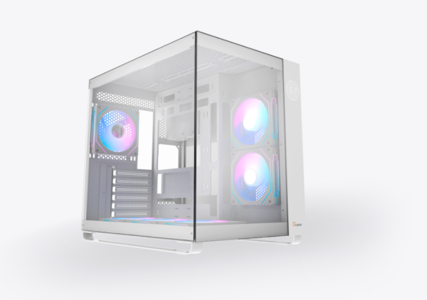 Case Ocypus Iota C70 ARGB White ( ATX – Kèm 6 Fan ARGB )