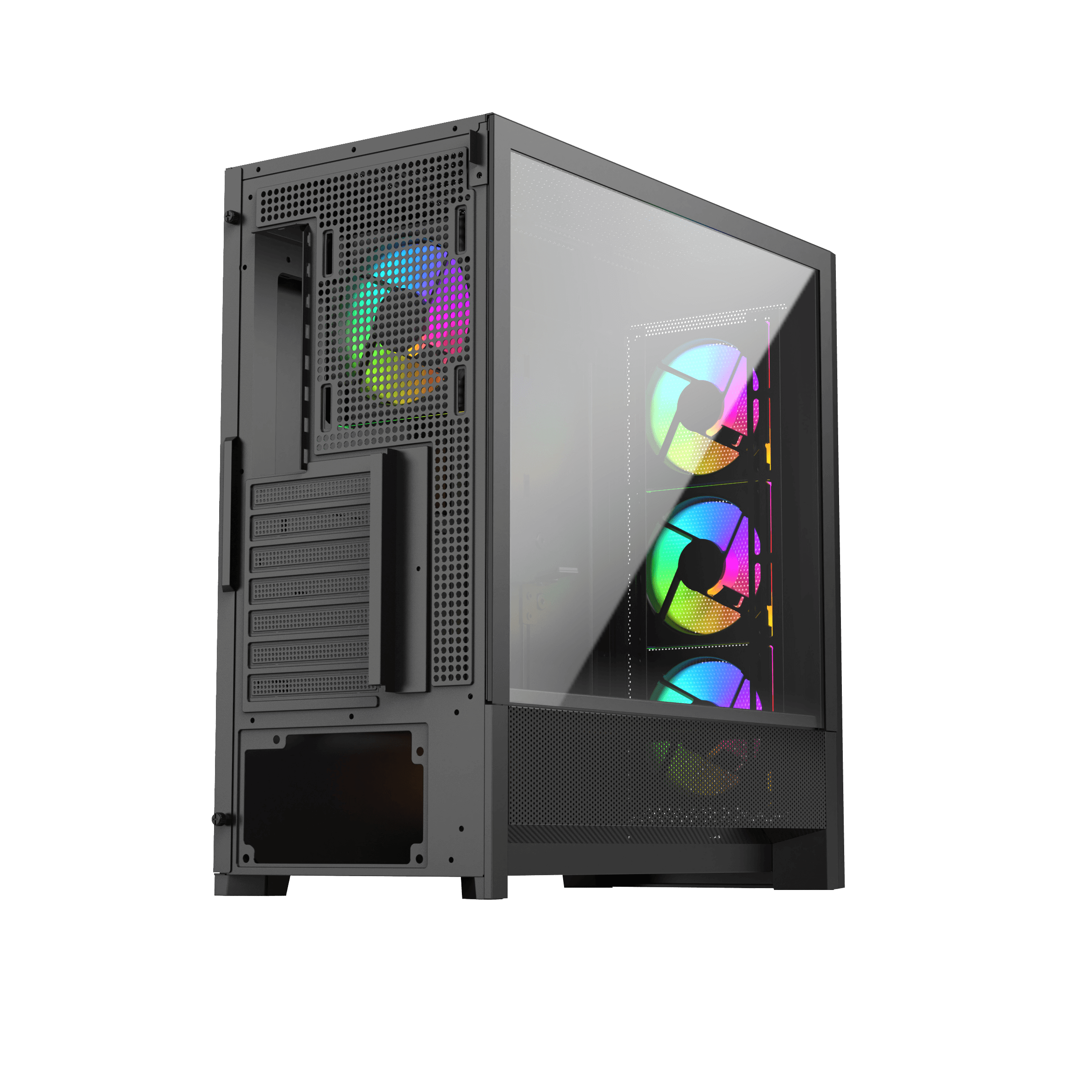Case LINK TECH BAHAMUT 4FA - BLACK - Ảnh 7