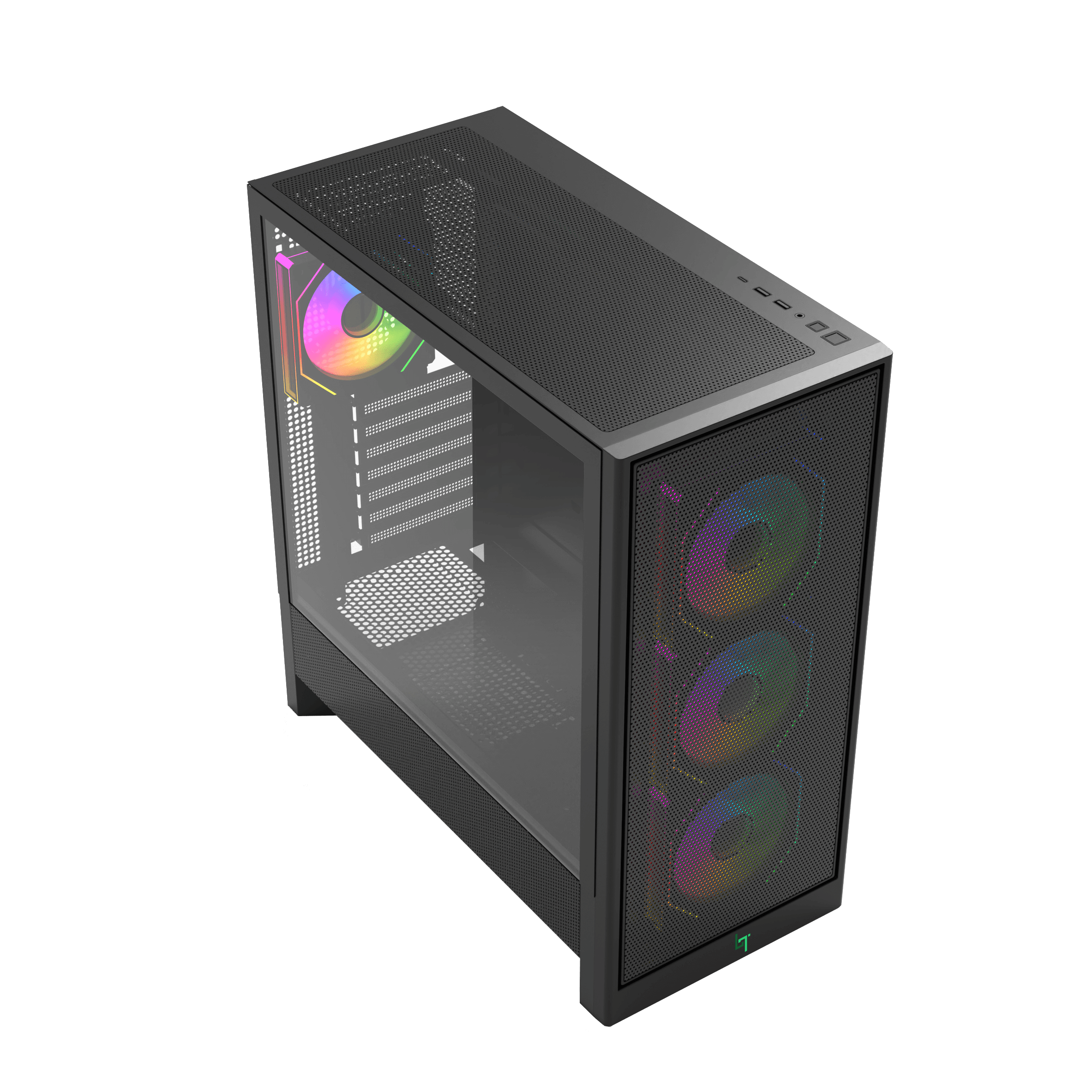 Case LINK TECH BAHAMUT 4FA - BLACK - Ảnh 5