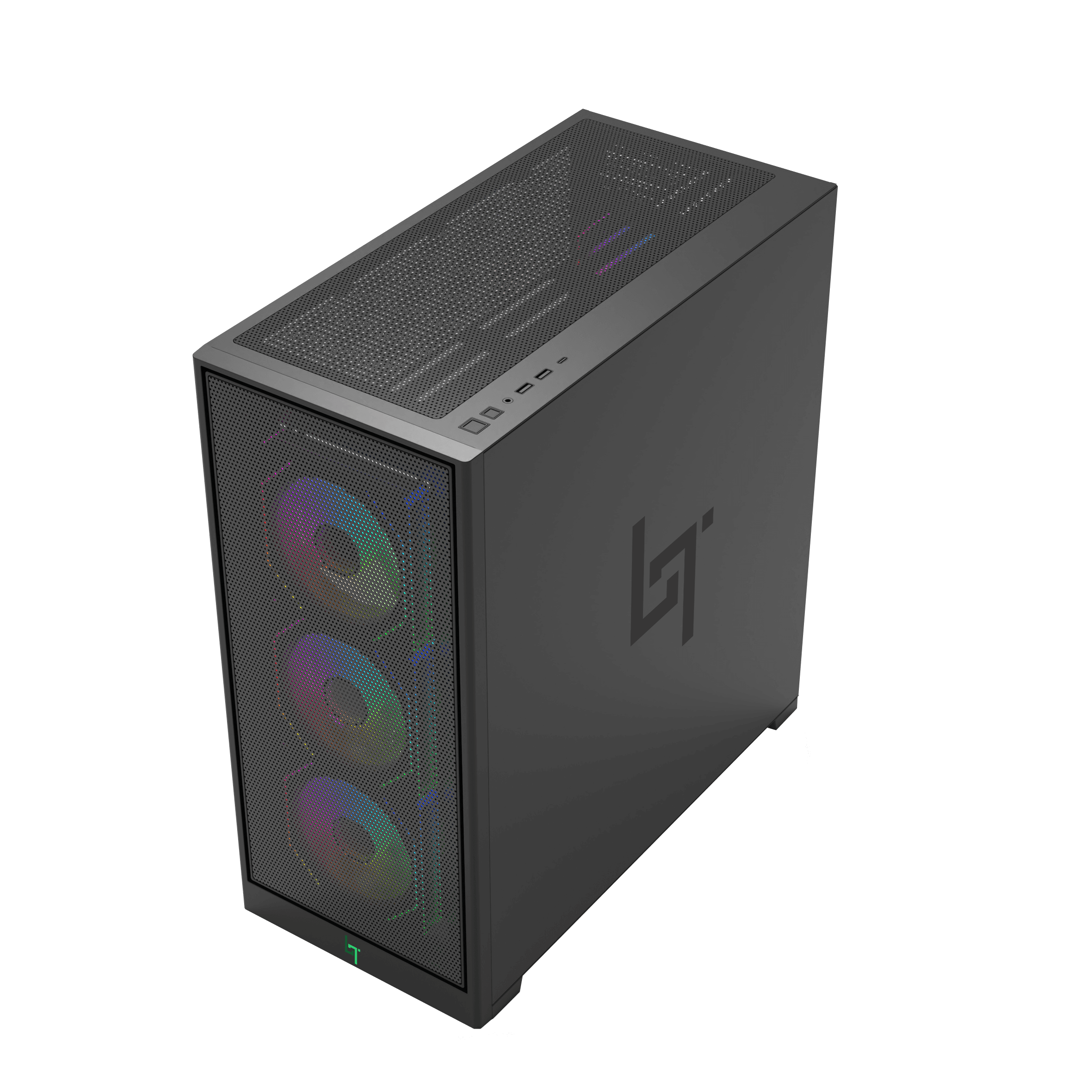 Case LINK TECH BAHAMUT 4FA - BLACK - Ảnh 4