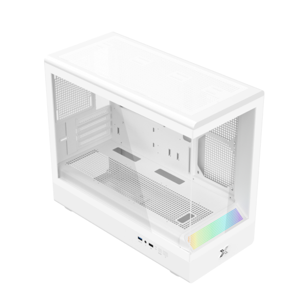 Vỏ Case Máy Tính XIGMATEK - PURA ML ARCTIC - PREMIUM GAMING M-ATX, ARGB LIGHTING BAR - Ảnh 7